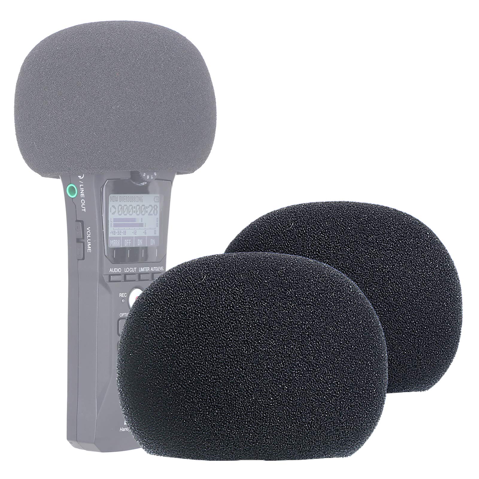 Zoom H1n & H1 Recorder Foam Windscreen, Wind Cover Pop Filter Fits